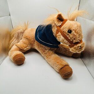 Wells Fargo Legendary Pony “Nellie” Plush Horse 2015 Stuffed Animal Brown 12”